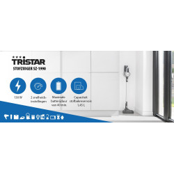 Tristar SZ-1990 bežični 2u1 usisivač,130W, 1.45L | Outlet BGD
