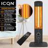 ICQN Karbonska Infracrvena Grejalica 2300W – Digitalni Displej | Outlet BGD