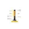 ICQN Karbonska Infracrvena Grejalica 2300W – Digitalni Displej | Outlet BGD