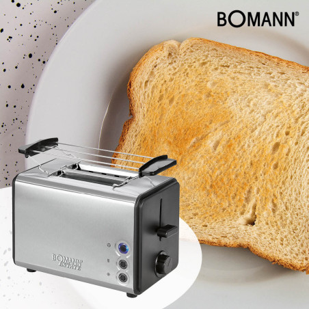Bomann TA 1371 CB Toster od Nerđajućeg Čelika – 750-850W | Outlet BGD