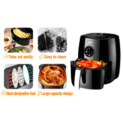 ARINTUL Friteza na Vruć Vazduh 5.5L, 6 Programa, 1500W | Outlet BGD