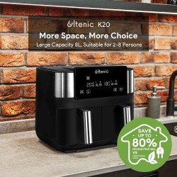 Ultenic K20 Air Friteza sa Dva Odeljka 7.6L | Outlet BGD