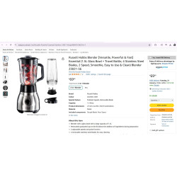 Russell Hobbs 23821-56 2u1 Blender 1.5L + 600ml | Outlet BGD
