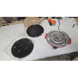Masterchef Easy Party Maker 2 u 1 električni aparat za palačinke snage 1000 W sa dve zamenljive ploče