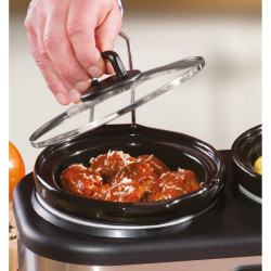 Daewoo Trostruki Slow Cooker 3 x 1.5L – Inox | Outlet BGD