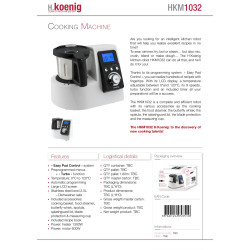 H.Koenig HKM1032 Kuhinjski Robot 1300W 2L | Outlet BGD
