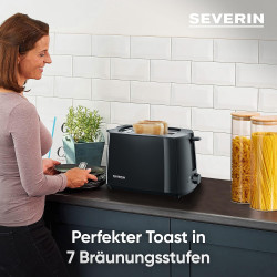 Severin AT 2287 Automatski Toster 700W – Crna | Outlet BGD
