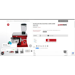 Herzberg HG-5065 Planetarni Mikser sa Blenderom 6.5L | Outlet BGD