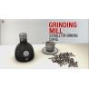 Crni Herzberg HG-5008 2 u 1 blender snage 600 W sa posudom od 1.7 l i dodatkom za mlevenje