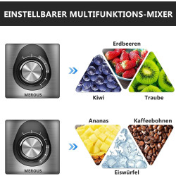 Merous Blender 1.5L 500W sa Drobilicom Leda | Outlet BGD