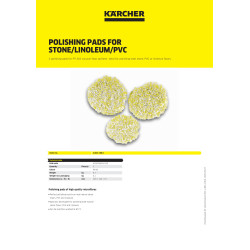 Karcher 2.863-198.0 set od 3 jastučića za poliranje | Outlet BGD