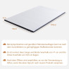 Beli Amazon Basics memo naddušek 90x190x4 cm sa perivom navlakom, trakama za fiksiranje i 7 zona podrške