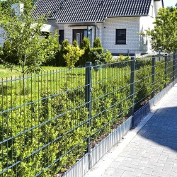 HomeDeluxe Ograda sa 2 Stuba 0,83 m, Siva, Dužina 30 m | Outlet BGD