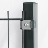 HomeDeluxe Ograda sa 2 Stuba 0,83 m, Siva, Dužina 30 m | Outlet BGD