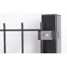 HomeDeluxe Ograda sa 2 Stuba 0,83 m, Siva, Dužina 30 m | Outlet BGD