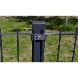 HomeDeluxe Ograda sa 2 Stuba 0,83 m, Siva, Dužina 30 m | Outlet BGD