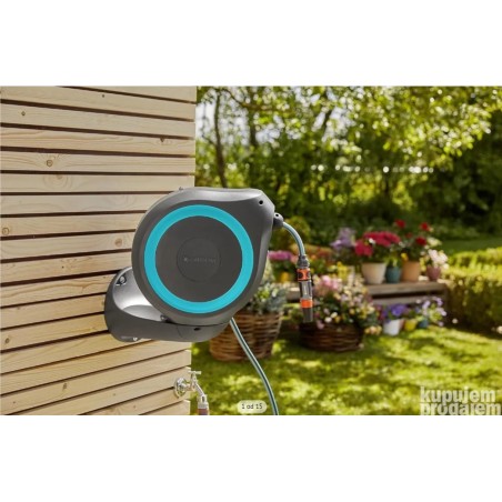 Gardena 18610-20 zidni nosač sa 20 m creva Roll Up M/L | Outlet BGD