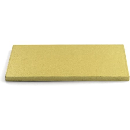 Decora pravougaona zlatna podloga za torte 30x40cm od čvrstih celuloznih vlakana