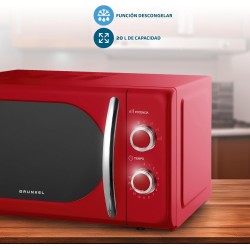 Grunkel MW-20ROJO Mikrotalasna – Crvena, 20 L, 700W | Outlet BGD