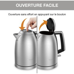 Krups Excellence BW552D električni bokal ketler od brušenog nerđajućeg čelika zapremine 1.7 l