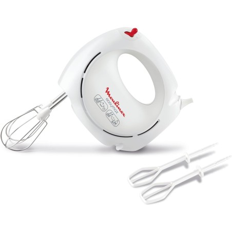 Beli Moulinex Easymax HM2501 ručni mikser snage 200 W sa 5 brzina
