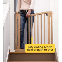 Safety 1st Easy Close Barijera, Drvo, 73-80.5cm | Outlet BGD