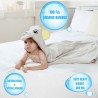 KPRICE Elephant Peškir za Bebe – Bambus, Siva, 90x90cm | Outlet BGD