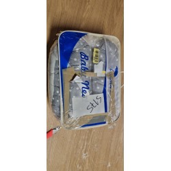 Luchild Ležaljka i Gnezdo za Bebe – Sivo/Bela, Tačke, 85x50cm | Outlet BGD