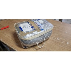 Luchild Ležaljka i Gnezdo za Bebe – Sivo/Bela, Tačke, 85x50cm | Outlet BGD
