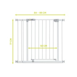 Hauck Open N Stop KD + 9cm Ekstenzija – Bela, 84-89cm | Outlet BGD