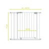 Hauck Open N Stop KD + 9cm Ekstenzija – Bela, 84-89cm | Outlet BGD