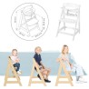 Roba Born Up Stolica 2u1 – Bela/Taupe, od Rođenja | Outlet BGD