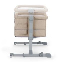 Kinderkraft Neste Up Beige Melange – Krevetac uz Roditeljski Krevet | Outlet BGD