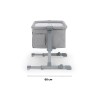 Kinderkraft Neste Up Beige Melange – Krevetac uz Roditeljski Krevet | Outlet BGD