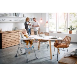 Hauck Sit N Fold Stolica – od 6 Meseci, do 15kg, Bela/Plava | Outlet BGD
