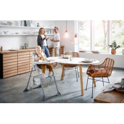 Hauck Sit N Fold Stolica – od 6 Meseci, do 15kg, Bela/Plava | Outlet BGD
