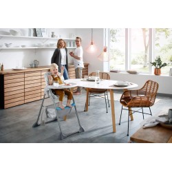 Hauck Sit N Fold Stolica – od 6 Meseci, do 15kg, Bela/Plava | Outlet BGD