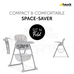 Hauck Sit N Fold Stolica – od 6 Meseci, do 15kg, Bela/Plava | Outlet BGD