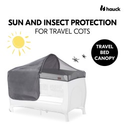 Hauck Platno sa Mrežom za Komarce za Putni Krevetac – Siva | Outlet BGD