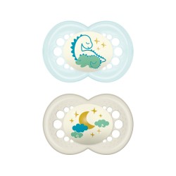 MAM Set od 2 Cucle – Noćna, 6+, Prirodna Guma, Za Dečake | Outlet BGD