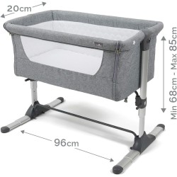 BabyLo Snuggle Krevetac uz Krevet/Kolevka – Dušek 5cm | Outlet BGD