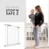 Hauck StopNSafe 2 + 21cm Ekstenzija – Bela, 96-101cm | Outlet BGD