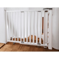 Geuther 2733+ Sigurnosna Kapija – 67-107cm, Bela, Bukva | Outlet BGD