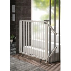 Geuther 2733+ Sigurnosna Kapija – 67-107cm, Bela, Bukva | Outlet BGD