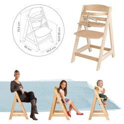 Roba Sit Up III Visoka Stolica – Prirodna Boja, do 50kg | Outlet BGD