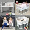 babybay Boxspring Dodatni Krevetac – Bukva Masiv, Bela | Outfit BGD