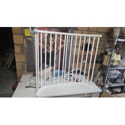 babybay Boxspring Dodatni Krevetac – Bukva Masiv, Bela | Outfit BGD