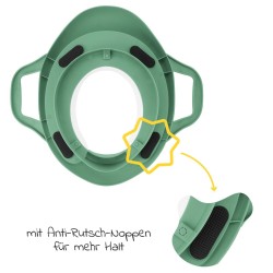 Badabulle Set – Noša i WC Adapter, Zelena | Outlet BGD