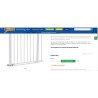 Safety 1st U Pressure Fit Flat Step Sigurnosna Kapija – 73-80cm, Bela | Outlet BGD