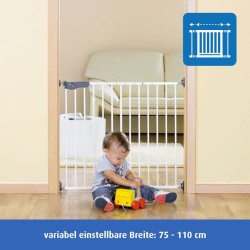 Reer Sigurnosna S-Kapija – Active-Lock, Metal, 73-110cm | Outlet BGD
